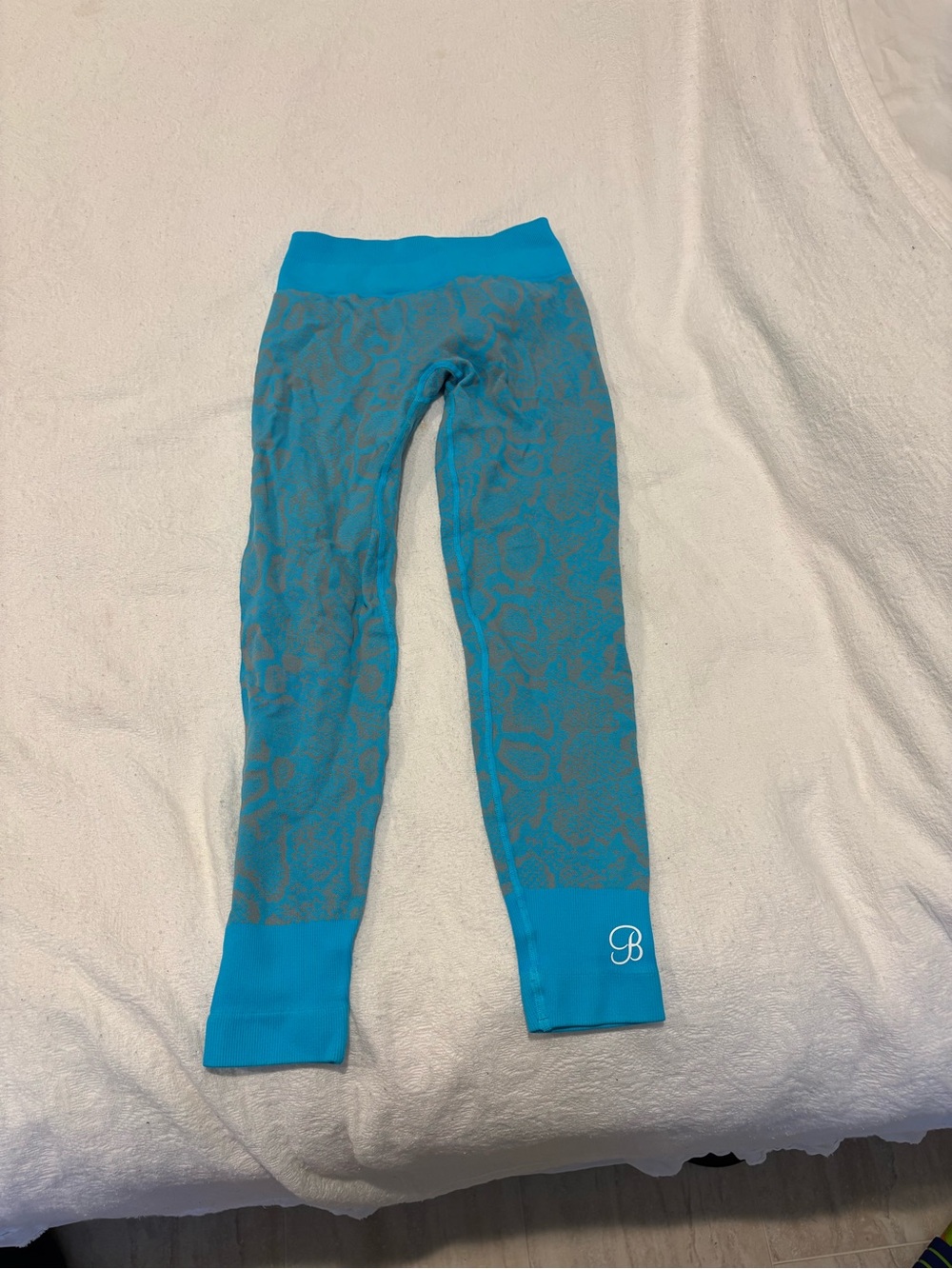 Bombshell Sportswear blue snakeskin Leggings
